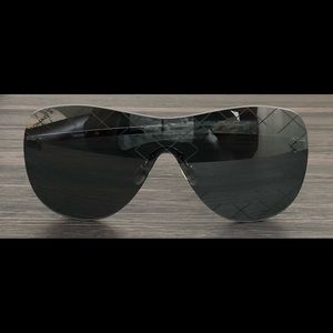 Chanel Shield Sunglasses with Etched Quilting